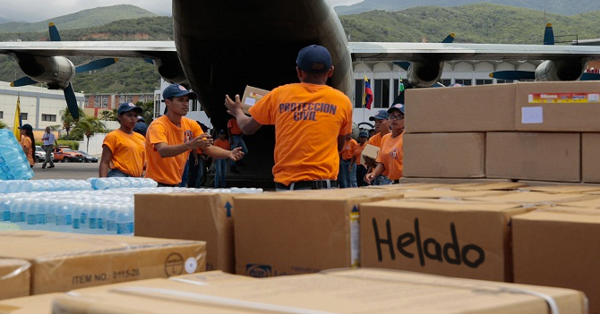 Para que Maduro acepte, comunidad internacional cambia el término "Ayuda Humanitaria" por "Helado"