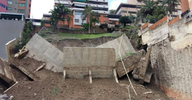 Se cumplen 5 años de la caída del muro de contención