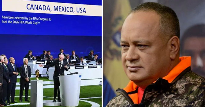 FIFA anuncia que Diosdado no podrá ver en vivo el Mundial 2026