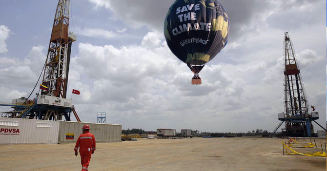 Greenpeace premia a PDVSA por dejar de extraer petróleo