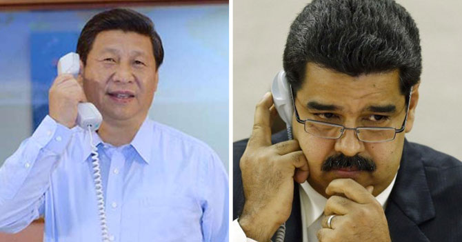 Presidente de China llama a Maduro para decirle que hoy no fía, pero mañana sí