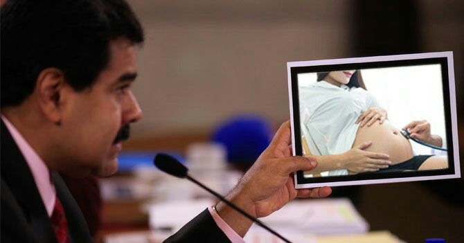 Maduro quita 5 meses al embarazo
