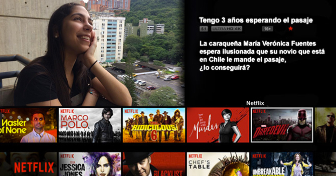 Netflix estrena película de chama que pensó que su novio le iba a mandar el pasaje