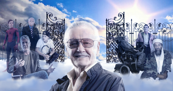 Stan Lee hace cameo en el cielo