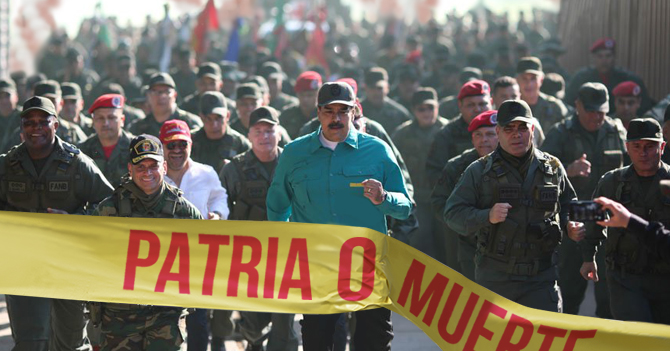 FANB demuestra apoyo a Maduro organizando carrera de 0.01K