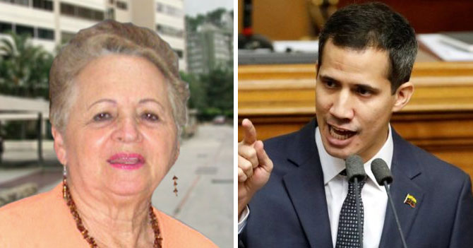 Señora le pregunta a Guaidó ¿qué somos?