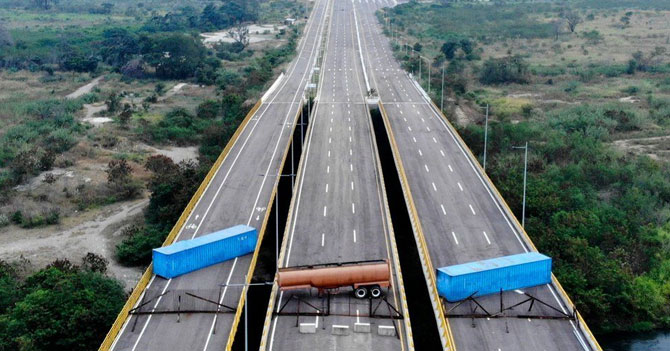 9 rutas por donde pudiera pasar la ayuda humanitaria a Venezuela