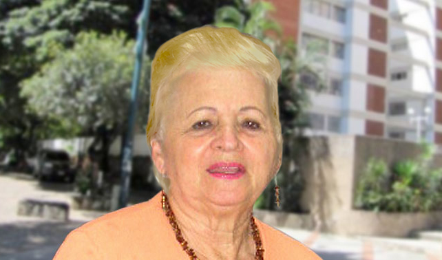 Señoras de El Cafetal empiezan a arreglarse el cabello como Donald Trump