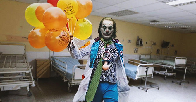 Payaso de Hospital se convierte en el Joker después de visitar hospital venezolano