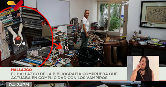 Leopoldo asegura que el SEBIN le sembró libros de Crepúsculo en su casa