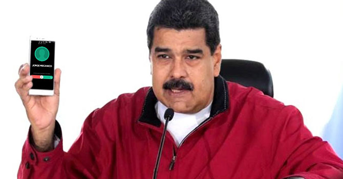 Maduro le pregunta a Padrino López que quién es el "Jorge Mecánico" que tiene en su teléfono