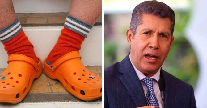 CHIGÜIANÁLISIS: Crocs con medias superan en popularidad a Henri Falcón