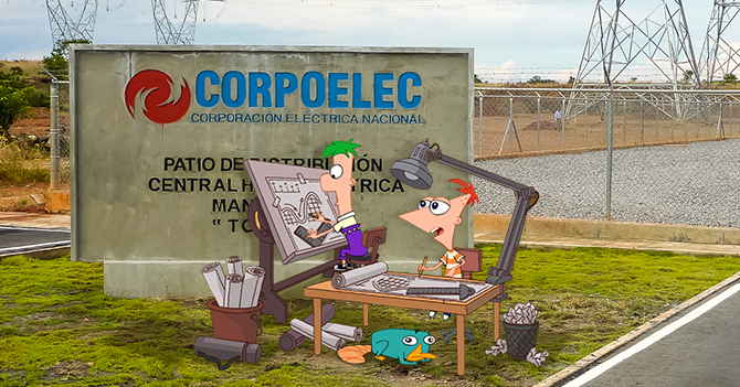 Phineas y Ferb arreglan el sistema eléctrico durante sus vacaciones en Venezuela