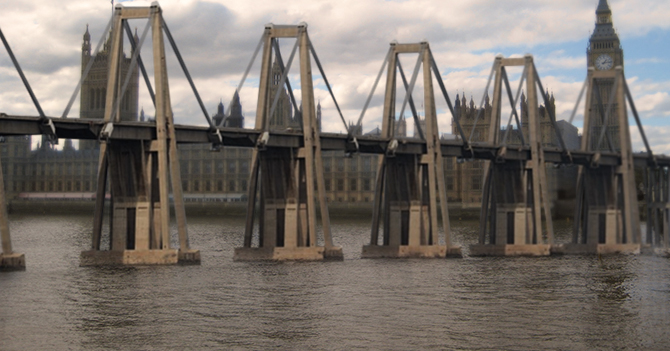 Puente sobre el Lago emigra a Londres y consigue trabajo sobre el Támesis