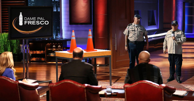 Policía emprendedor lleva su negocio de alcabalas a Shark Tank