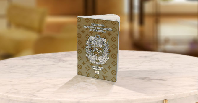 Gobierno anuncia pasaporte venezolano edición limitada Louis Vuitton