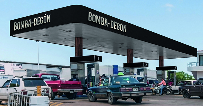 Bomba-degones comienzan a vender gasolina dolarizada