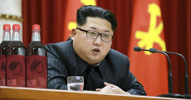 Kim Jong Un amenaza a EEUU con enviar botellas de ron artesanal