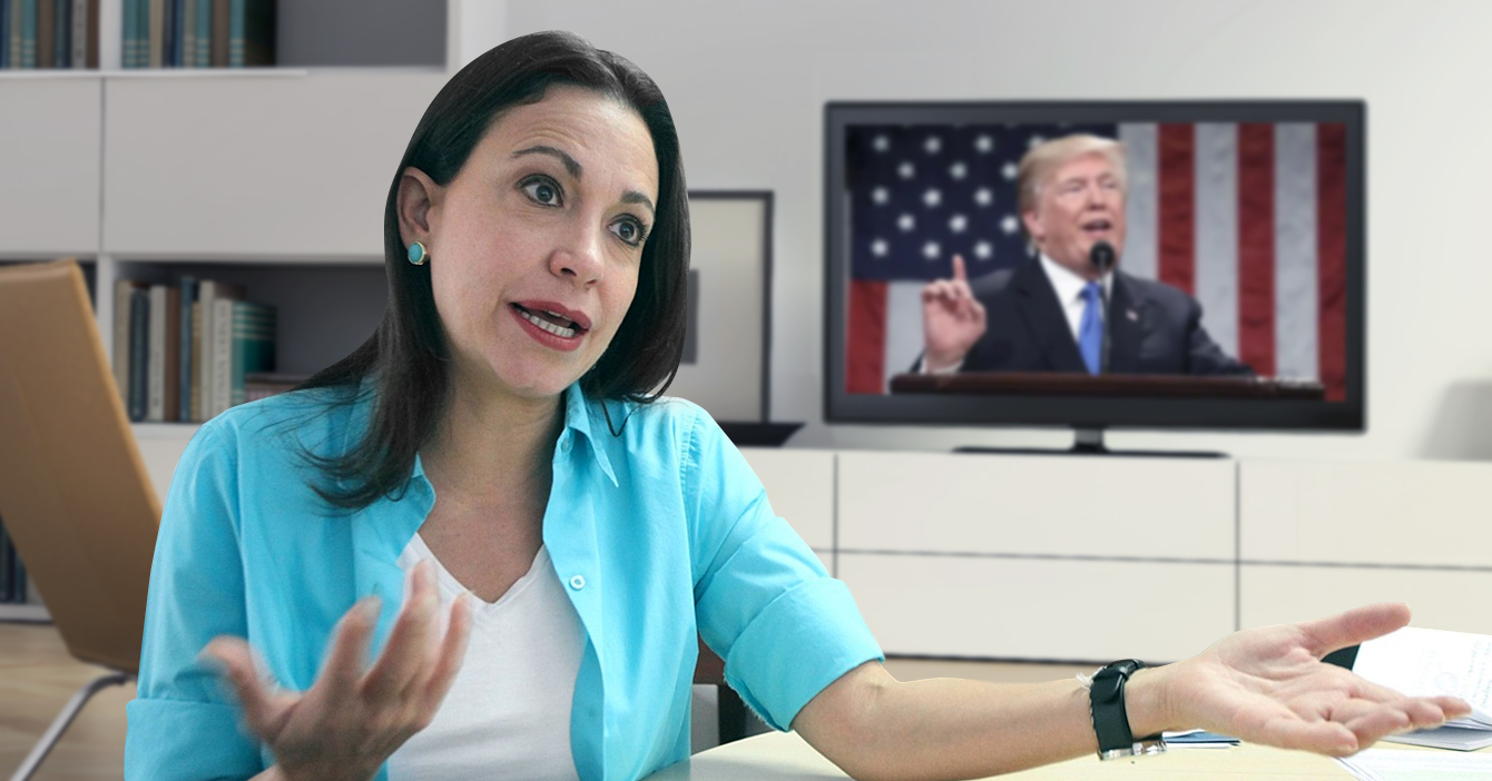 María Corina Machado agradece a Trump por su discurso dedicado a ella