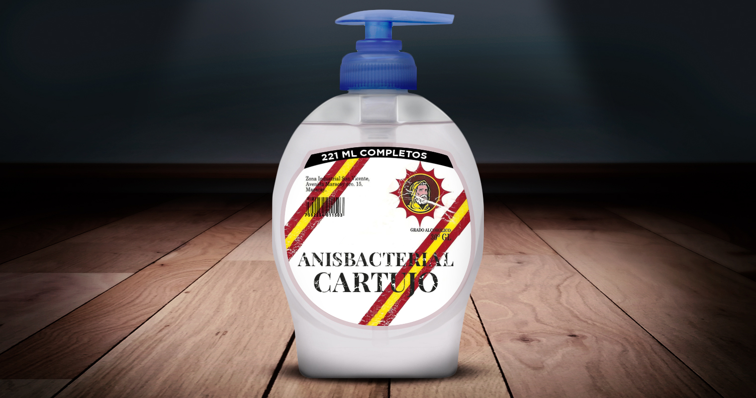 Anís Cartujo lanza línea de antibacterial