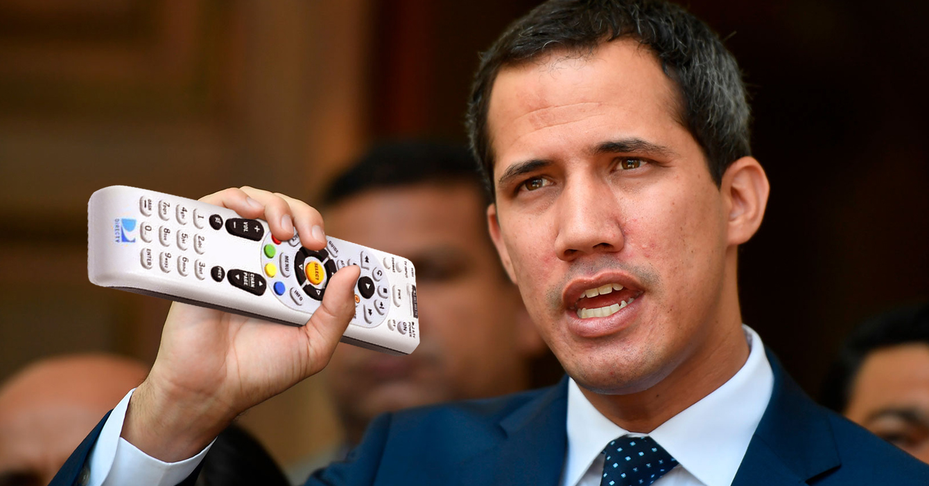 Guaidó anuncia que la opción de que regrese DirecTV está sobre la mesa