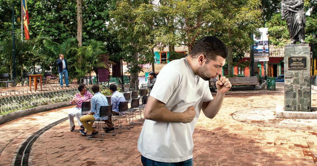 "Tranquilos, tengo tuberculosis", asegura joven tras toser en sitio público