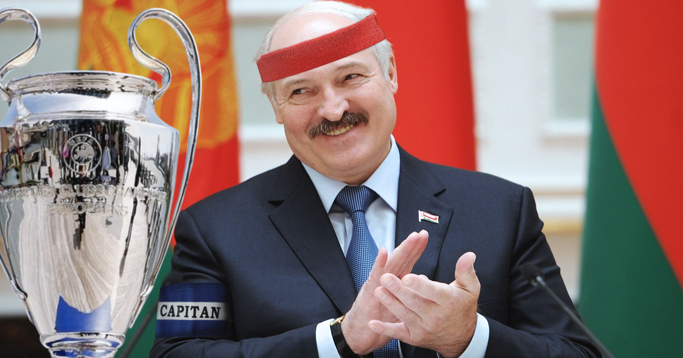 Dictador Lukashenko se declara campeón de la Champions League