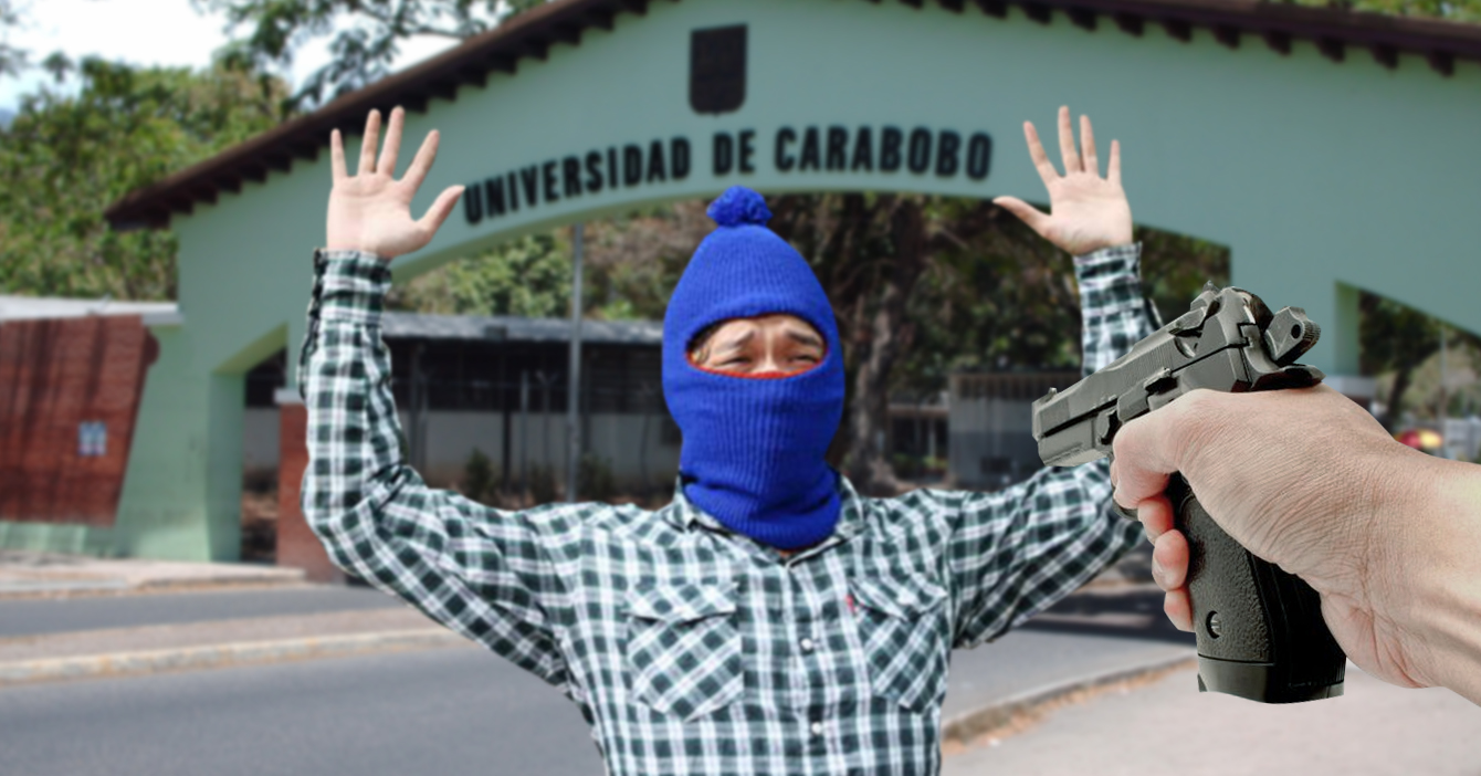 Malandros irrumpen en Universidad de Carabobo y salen atracados