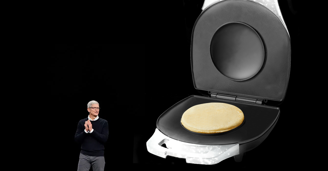 Tim Cook presenta la nueva Apple Arepa