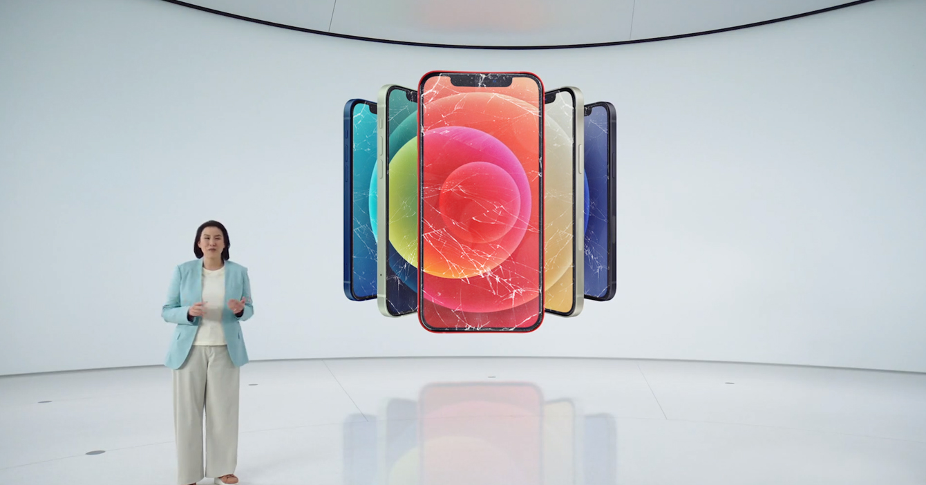 Nuevo iPhone 12 ya incluye la pantalla rota