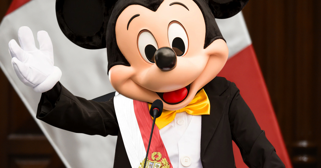 Tras llegada de Disney+ a Latinoamérica, Mickey Mouse asume presidencia de Perú