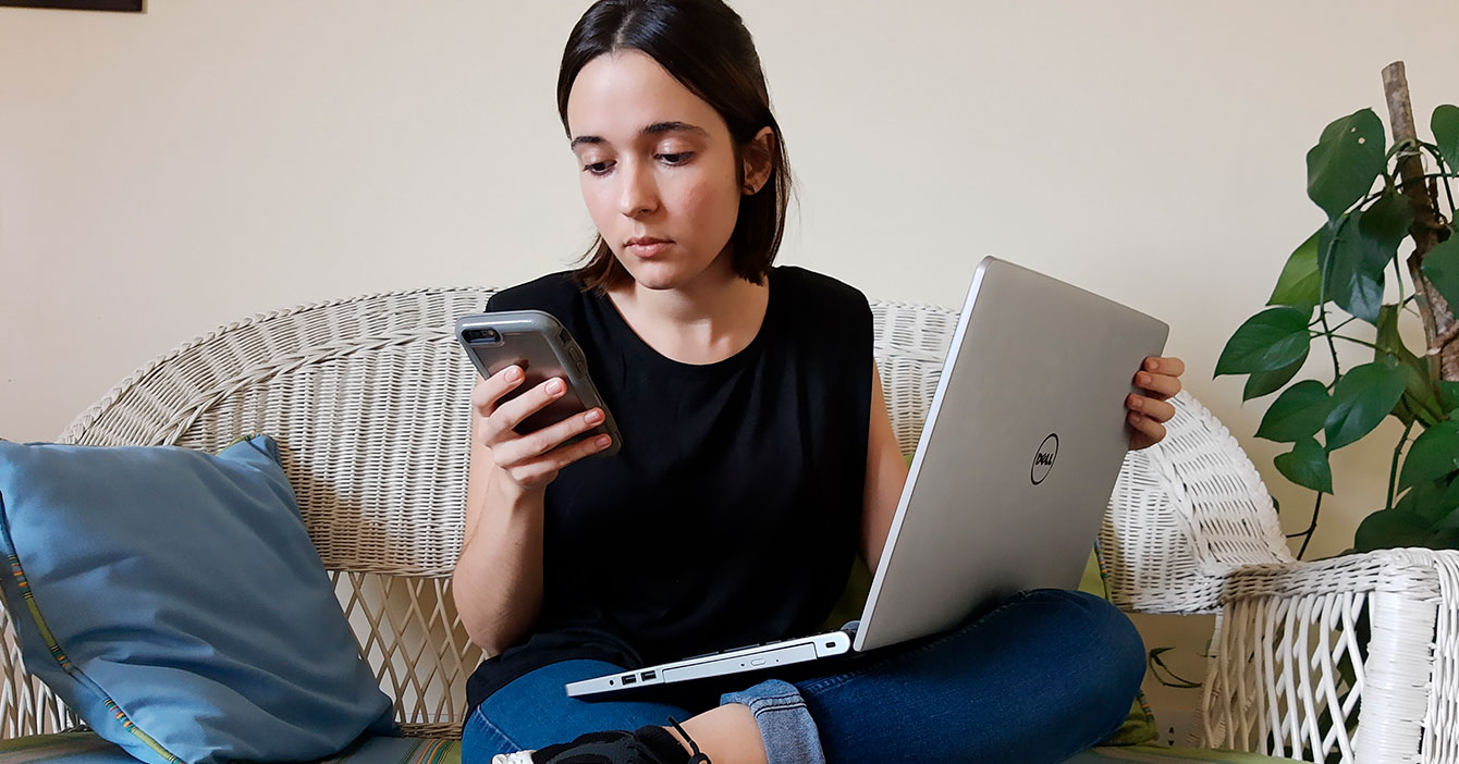 Joven invierte utilidades en megas para seguir trabajando