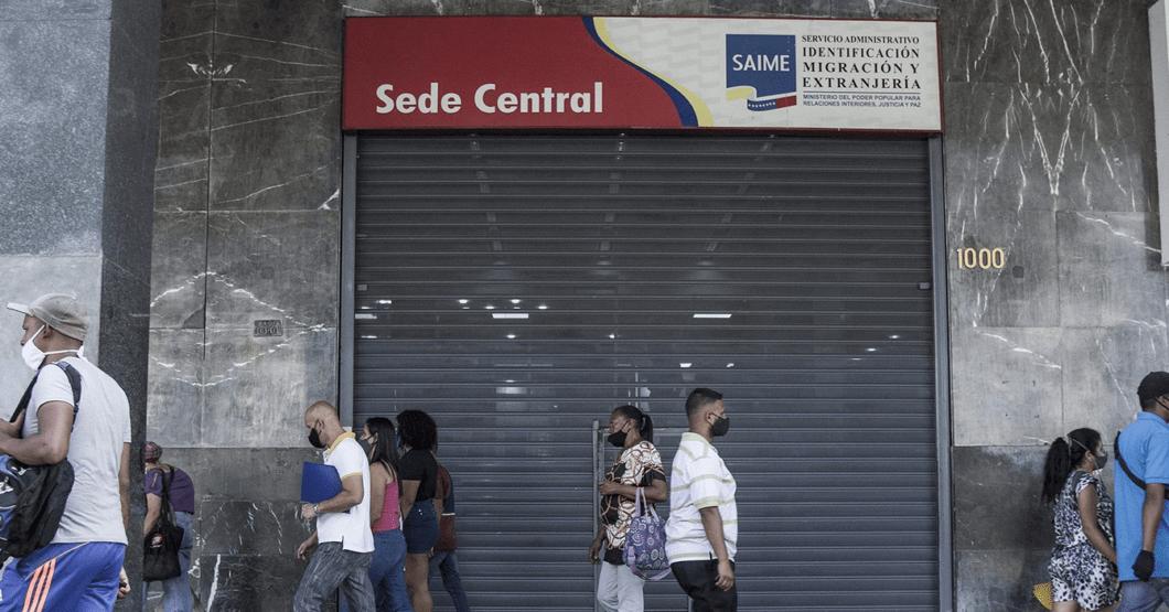 Saime reprograma todas las citas de pasaporte para el 31 de febrero