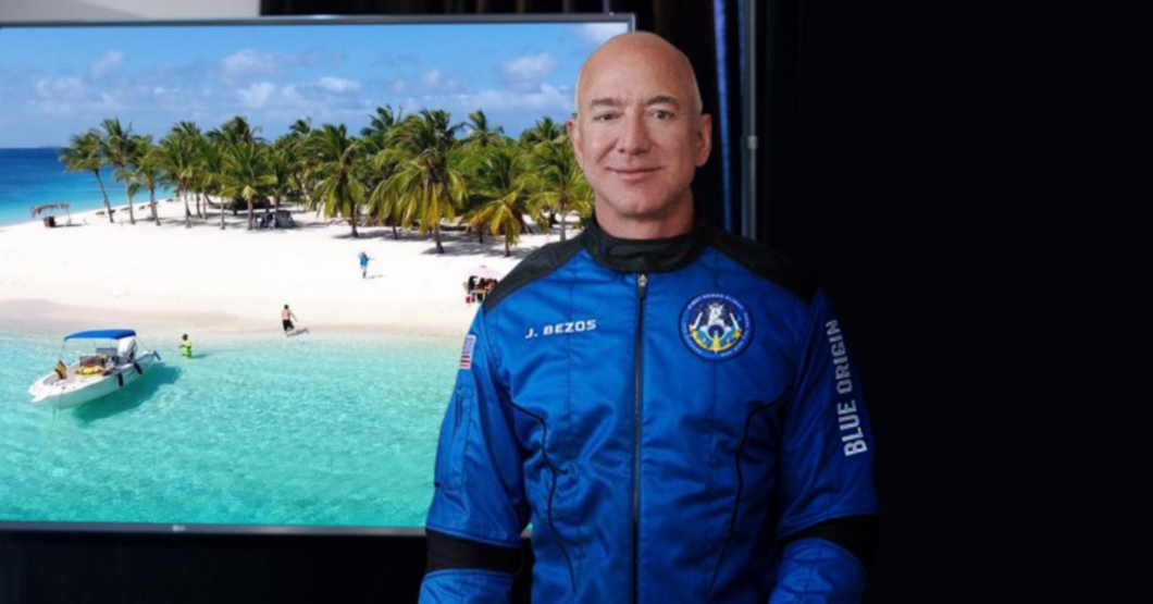 Jeff Bezos observa la Tierra desde el espacio y asegura que no hay nada como las playas venezolanas