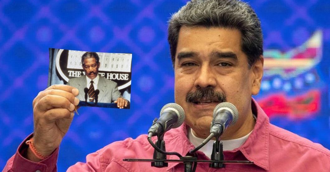 Maduro pide negociar directamente con el presidente de los Estados Unidos, Morgan Freeman