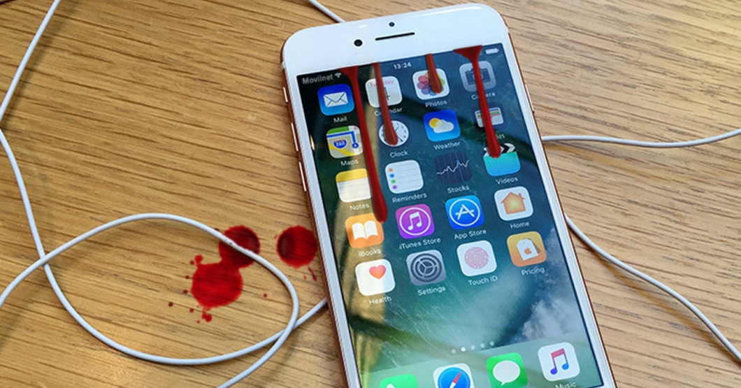 iPhone llora sangre luego de que le metieran un chip Movilnet