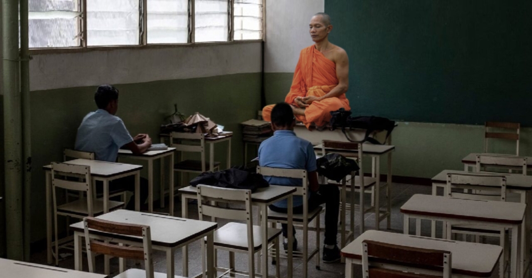 Monje budista alcanza máximo desapego con lo material haciéndose profesor en Venezuela