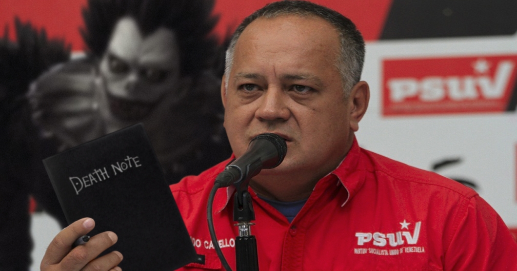 CNE ofrece la Death Note de Diosdado para las firmas del revocatorio
