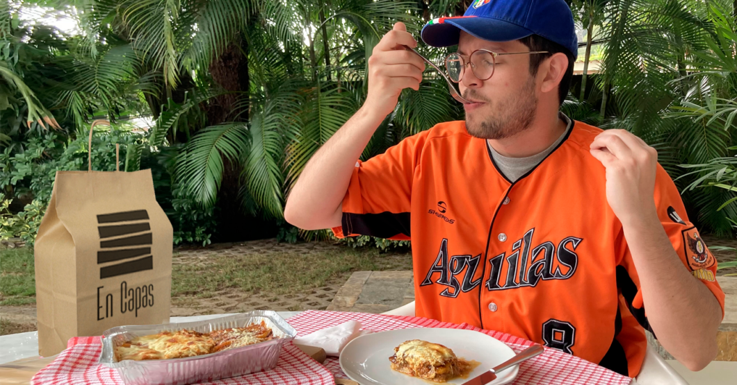 Italiano se transforma en maracucho tras comer lasaña de tajadas