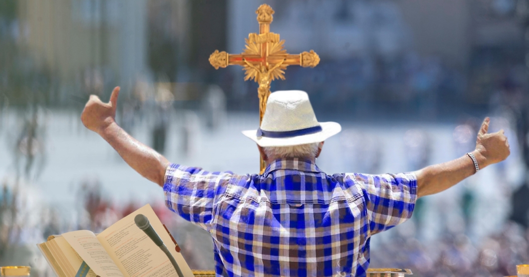 Sacerdote matea sermón en 2 minutos para irse a la playa temprano