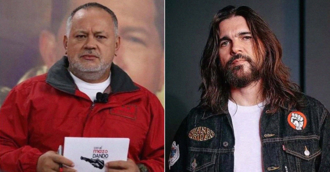 Diosdado obliga a Juanes a cantar “La Chemise Roja”