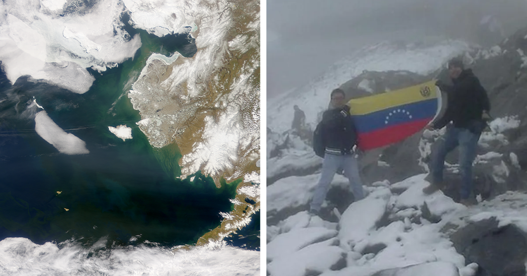 Venezolano emigra por tierra hasta España caminando por el estrecho de Bering