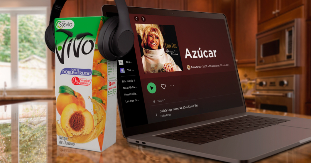 Este jugo tiene tan poca azúcar que ni siquiera le gusta Celia Cruz