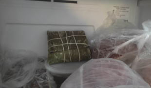 LA PRIMERA DEL AÑO: Mamá descongela hallaca que estaba en el freezer desde 322 A.C.