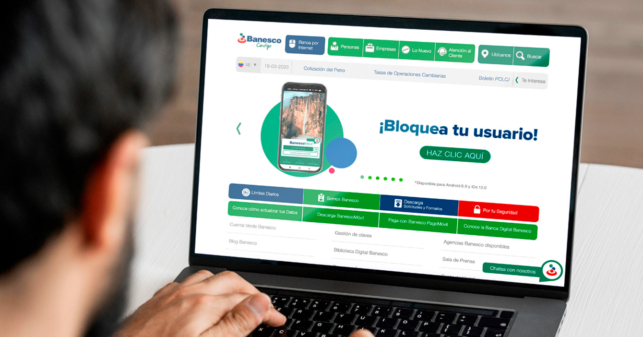Banco estrena botón para bloquear tu usuario con un solo click