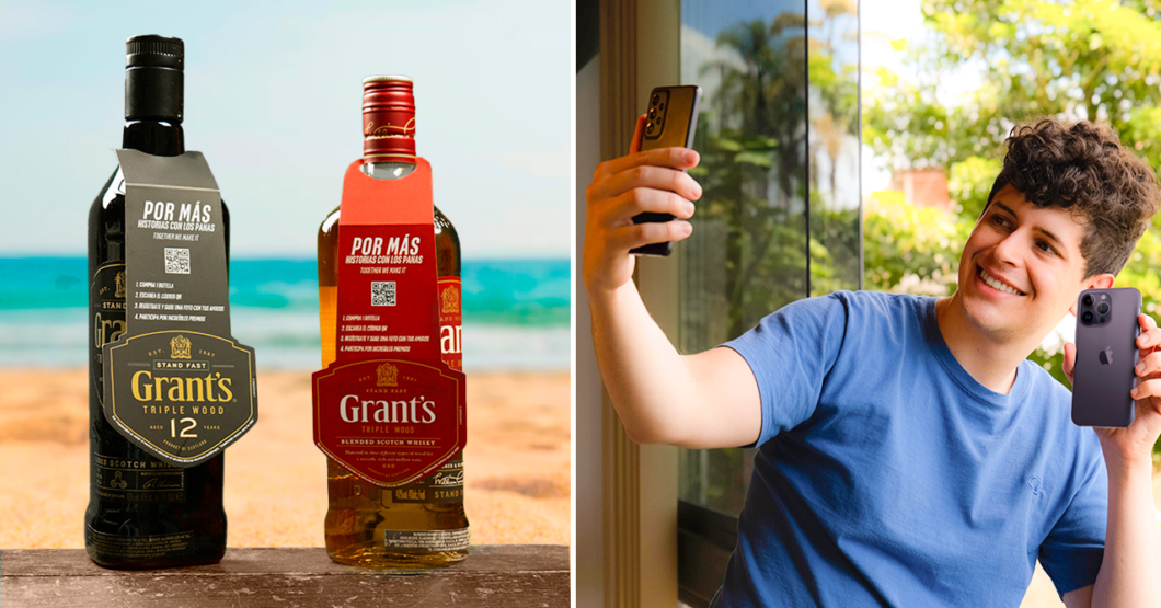 Chamo que no entendió la promo de Grant's compra un iPhone 14 a ver si se gana una botella de whisky