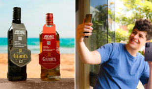 Chamo que no entendió la promo de Grant's compra un iPhone 14 a ver si se gana una botella de whisky