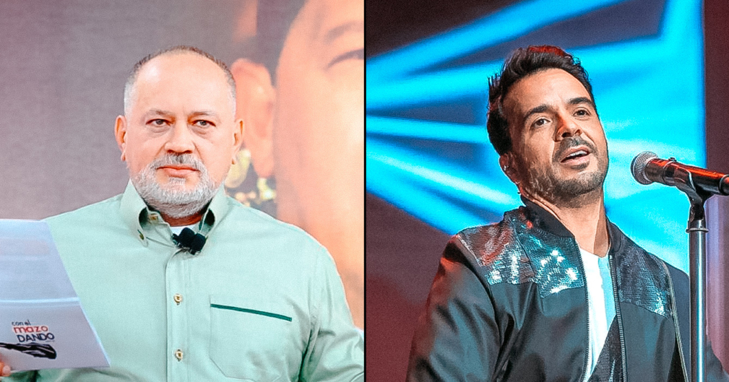 Diosdado amenaza a Luis Fonsi con poner al Potro Alvarez a abrir su concierto