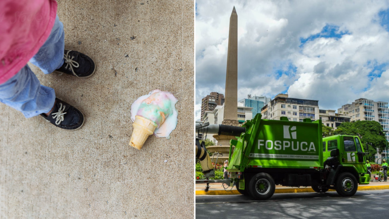 Niño al que se le cayó helado en la acera ahora le debe 50mil dolares a Fospuca