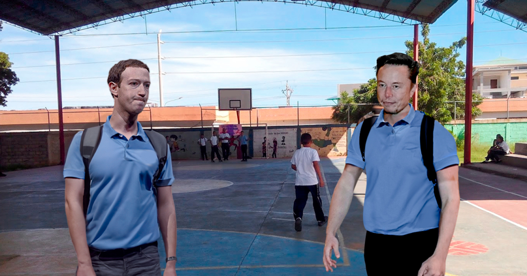 Zuckerberg y Elon Musk se inscriben en liceo para organizar pelea como se debe